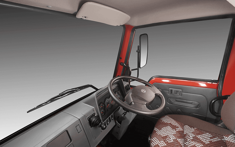 Tata Tipper Driver Seat Red Colour